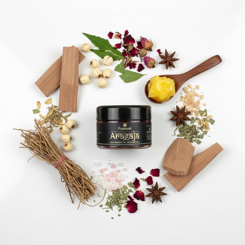 Puyangam Aragaja Paste for Pooja | Traditional Fragrant Temple Paste | Sacred Tilak & Devotional Ritual Paste | Natural Divine Aroma | Daily Worship & Festivals