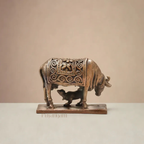 Antique Copper Gomatha with Calf Idol 1.25 Inch