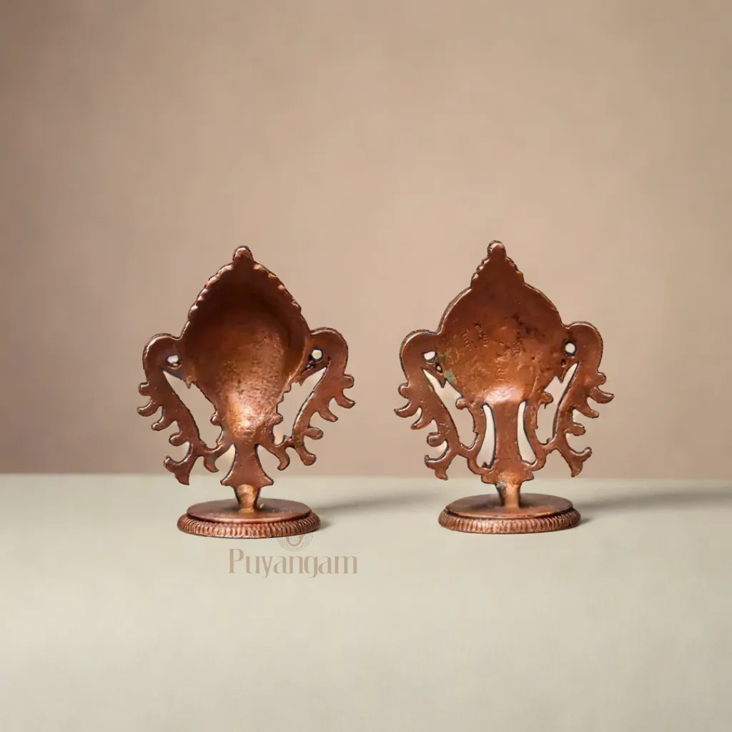 Antique Copper Shanku Chakra 1.25 Inch