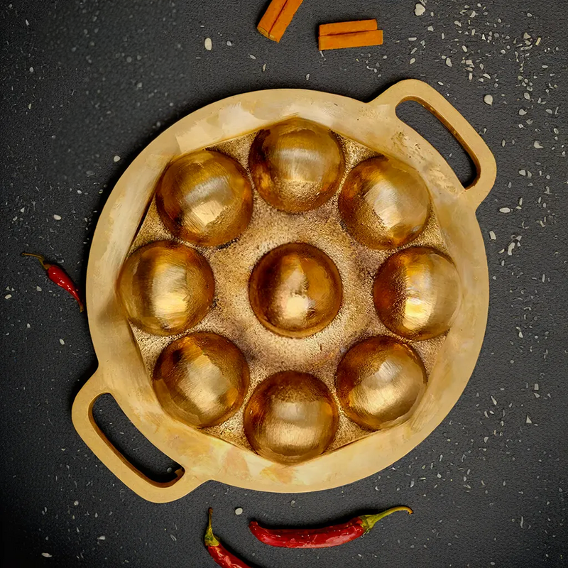 Pure Bronze Paniyaram Pan
