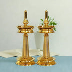 Premium Brass Pamba Vilakku 01 Pair