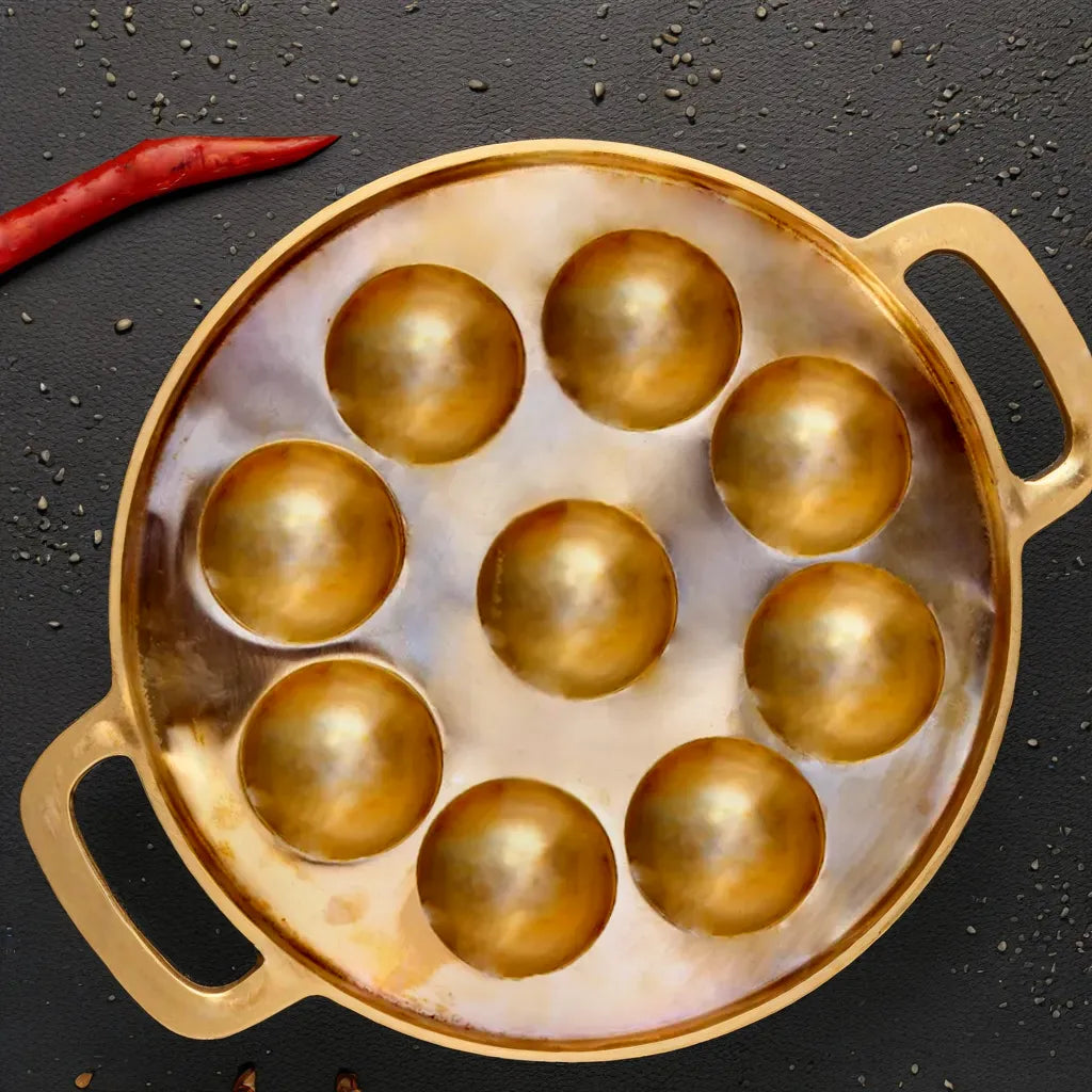 Pure Bronze Paniyaram Pan