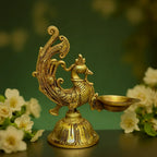 Brass Annam Table Top Diya